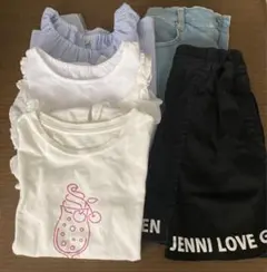 ★最終★女の子　夏　5枚セットまとめ売り　スカート　ノースリーブ