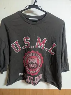 CIAOPANIC U.S.M.L. 半袖Tシャツ ダークグレーのサムネイル