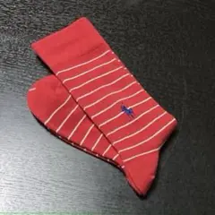 Polo Ralph Lauren ソックス 靴下 レッド ボーダー 赤