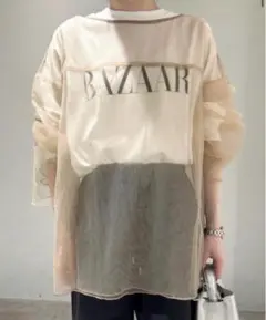 BEAUTY&YOUTH ナイロン チュール プルオーバーのサムネイル