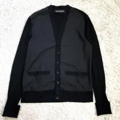 ニールバレット カーディガン ダークグレー ブラック Mサイズ