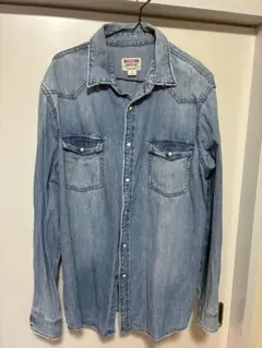 MOSSIMO デニムシャツ L ライトブルー