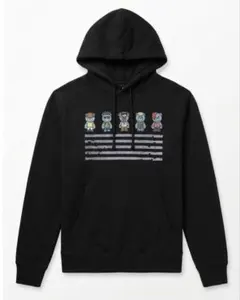 BIG BANG 10 パーカー ブラック L