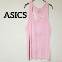 ASICS リブタンクトップ ピンク スポーツウェア ランニングのサムネイル