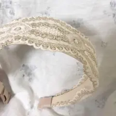 カチューシャ 刺繍