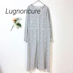 2.612 ルノンキュール 長袖 シャツ ワンピース 花柄 Vネック カジュアル