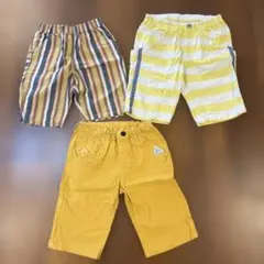 ブランド物　FOKIDS BREEZEストライプ 半ズボン3枚セット　140cm