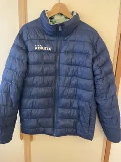 ATHLETA ネイビー キルティングジャケットＬサイズ