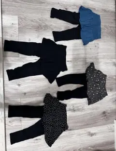 ever closet フリル付きレギンス