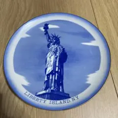 The Statue of Liberty 自由の女神　絵皿