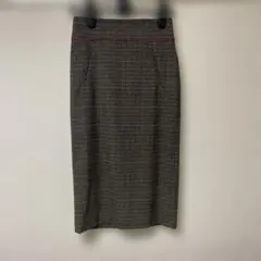 ROPE チェック　タイトスカート