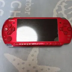 ♦ジャンク品　SONY PSP 3000本体 レッド パタポン2付