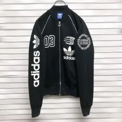 【美品】adidas originals☆トラックジャケット ブラック/黒 M