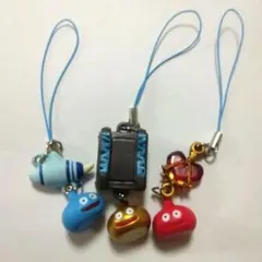 ドラゴンクエスト　スライムストラップガチャガチャ 3個セット