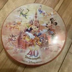 空缶　東京ディズニーリゾート 40周年 菓子入れ