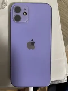 A*o様 Apple iPhone 12 本体 パープル 箱は14のブルー - メルカリ