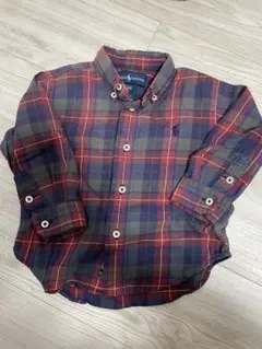 Ralph Lauren チェック柄長袖シャツ 18M