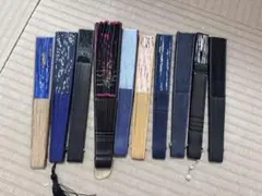 和装小物 扇子10本セット 多色
