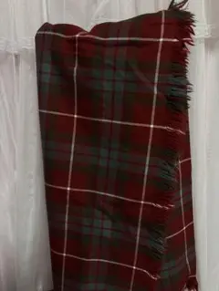 タータンチェック ストール ベレー帽 セット