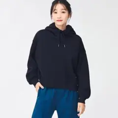クロップドスウェットパーカ(長袖) 69 NAVY