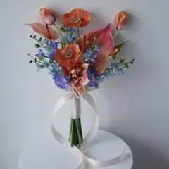 ミニクラッチブーケ ♡ アーティフィシャルフラワー ウェディング ブーケ