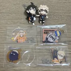 ハイキュー　月島蛍　山口忠　キーホルダー　アクリルスタンド