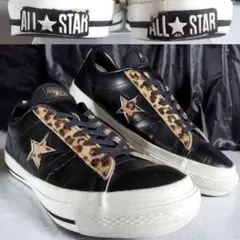 日本製 CONVERSE ONESTAR ワンスター レオパード ヒョウ柄 豹柄