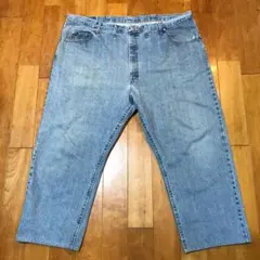 メンズ【美品 Wrangler ラングラー】44 青 デニムパンツ テーパード