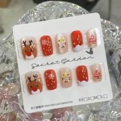 02クリスマスネイルチップセット