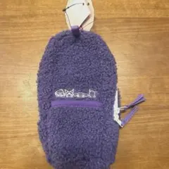 サンリオ　もこもこポーチ　purple