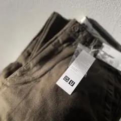 【新品未使用】UNIQLO U ワイドフィットチノ　ダークブラウン　82inch