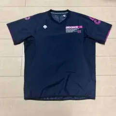 デサント　ピステ　半袖ピステ　DVUOJK32 ピンク