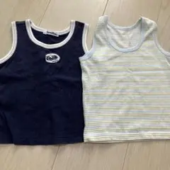 タンクトップ 2枚　80