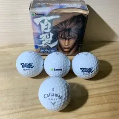 サミー　北斗の拳　百裂　ケンシロウ　ゴルフボール　キャロウェイ　パチンコ