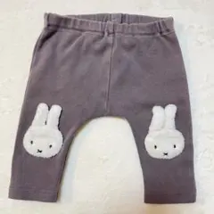 海*様 【最終値下げ】ミッフィー　グレー　パンツ　70cm 保育園着　プティマイ
