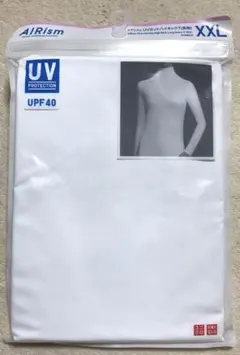 新品未使用ユニクロエアリズムUVカットハイネックTシャツ長袖XXLレアUPF40
