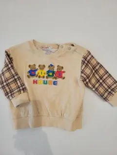 ミキハウス ベア トレーナー 80