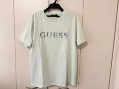 GUESS ロゴTシャツ ライトグリーン Mのサムネイル