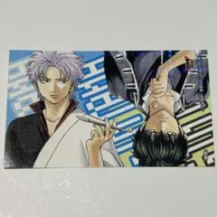 期間限定ジャンプショップ　銀魂　特典　ステッカー　土方十四郎　坂田銀時　カード