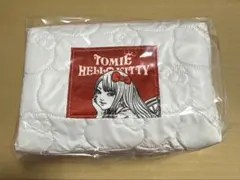 新品 富江 × ハローキティ マルチポーチ白　エニマイくじ　サンリオ　D賞