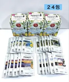 【新品】バスクリン　アロマスパークリング　ハワイ3箱分　4種各6包　合計24包のサムネイル