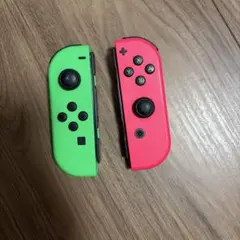 Nintendo Switch ジョイコン グリーン ピンク【ジャンク品】