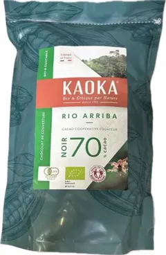 KAOKA有機チョコレートRIO ARRIBA70%1kg×5袋のサムネイル
