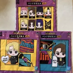TinyTAN Butter ハンドタオル 3枚セット