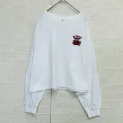 美品　GU Disney コラボ商品 ミッキー＆ミニー 長袖　ロングTシャツ Ｌのサムネイル