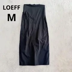 【LOEFF(ロエフ)】コットンウェザーノースリーブロングワンピース定価4.2万のサムネイル