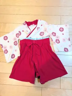 PUFF 2 KIDS 袴　ロンパース　80cm 女の子