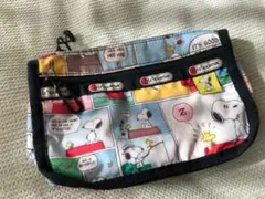 レスポートサック ポーチ　スヌーピー