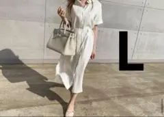半袖ワンピース シャツワンピース 半袖 接触冷感 ロングワンピース レディース