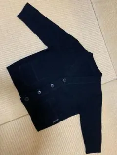 値下げ　コムサ イズム 80㎝ 黒 カーディガン